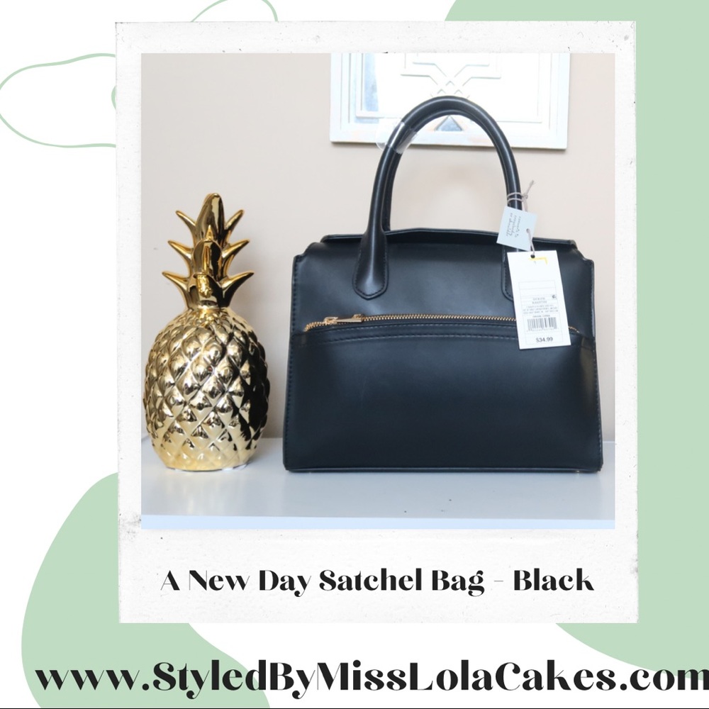 A New Day Magnetic Closure Satchel bag